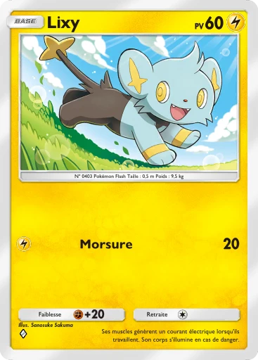 Carte Pokémon Lixy de l'extension Crise Interdimensionnelle