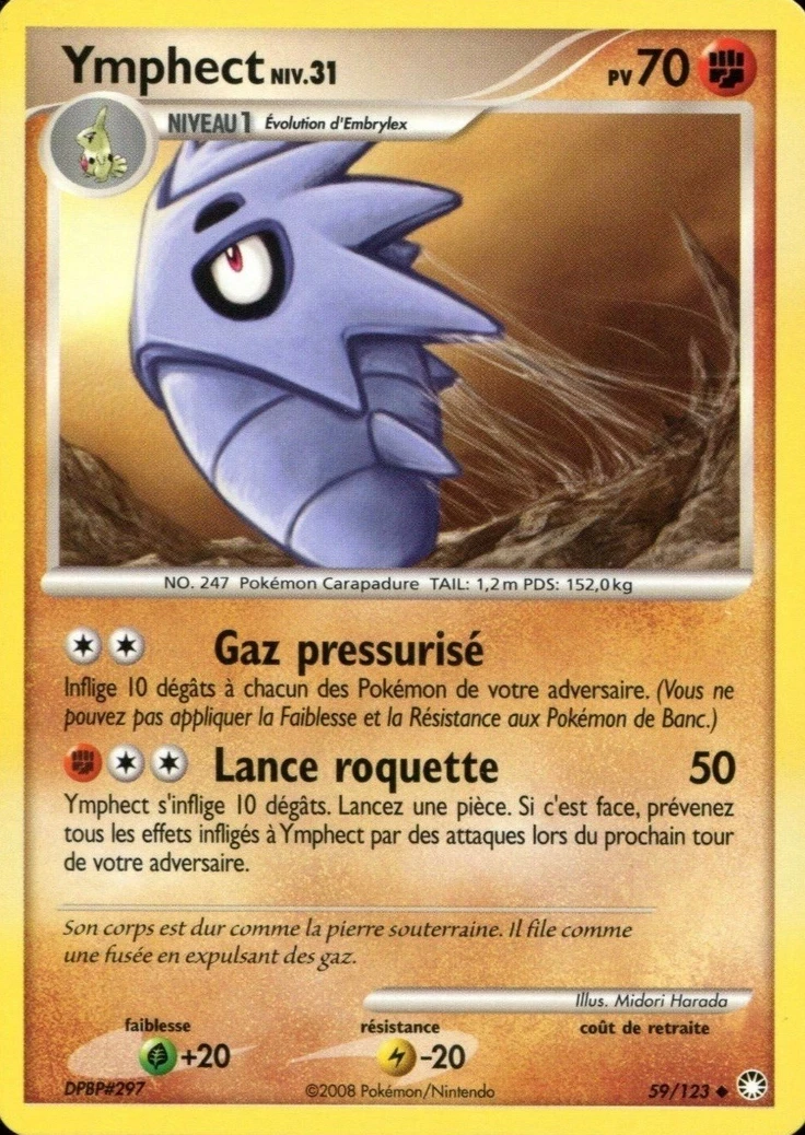 Carte Pokémon Ymphect de l'extension Trésors Mystérieux