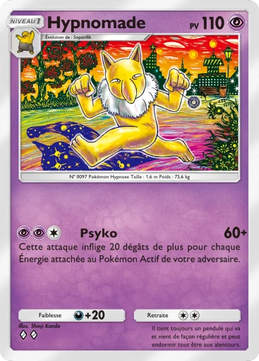 Carte Pokémon Hypnomade de l'extension Domination Céleste