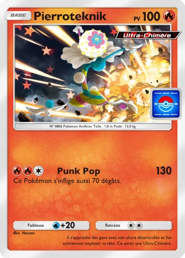 Carte Pokémon Pierroteknik de l'extension Promo-A