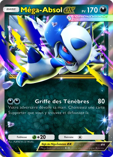 Carte Pokémon Méga-Absol-ex de l'extension Promo-B