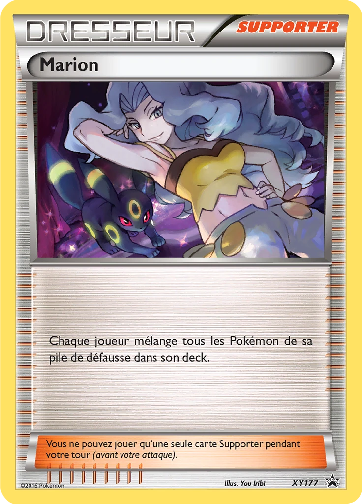 Carte Pokémon Marion de l'extension Promo XY