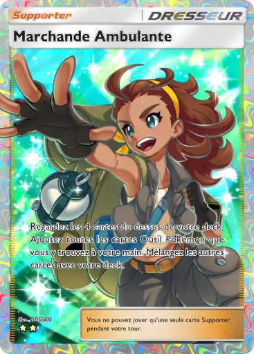 Carte Pokémon Marchande Ambulante de l'extension Source Secrète
