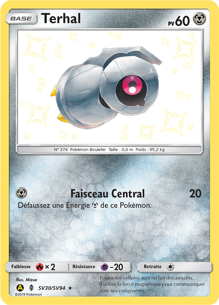 Carte Pokémon Terhal de l'extension Destinées Occultes
