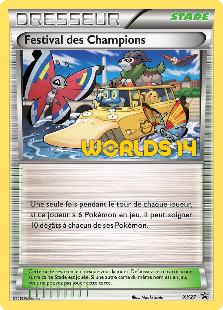 Carte Pokémon Festival des Champions de l'extension Promo XY