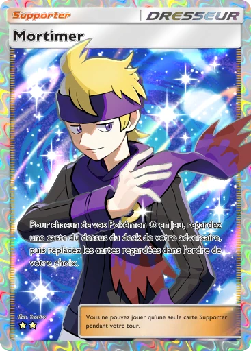 Carte Pokémon Mortimer de l'extension Source Secrète