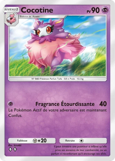 Carte Pokémon Cocotine de l'extension Méga-Ascension