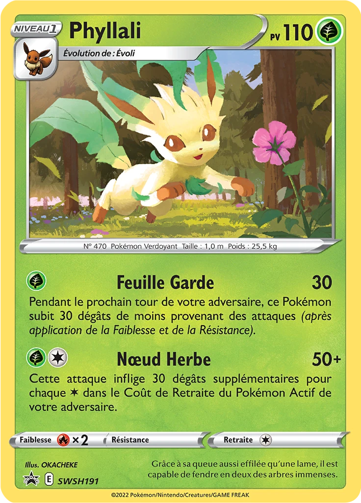 Carte Pokémon Phyllali de l'extension Promo SWSH