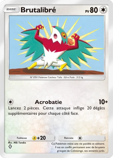 Carte Pokémon Brutalibré de l'extension Propulsion Paradoxe