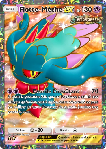 Carte Pokémon Flotte-Mèche-ex de l'extension Propulsion Paradoxe