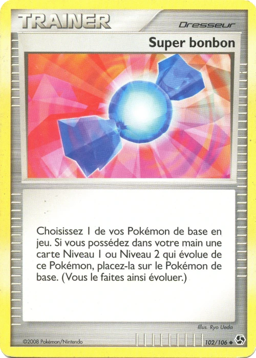 Carte Pokémon Super bonbon de l'extension Duels au Sommets
