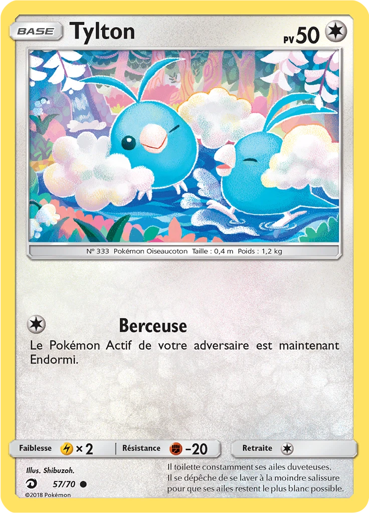 Carte Pokémon Tylton de l'extension Majesté Des Dragons