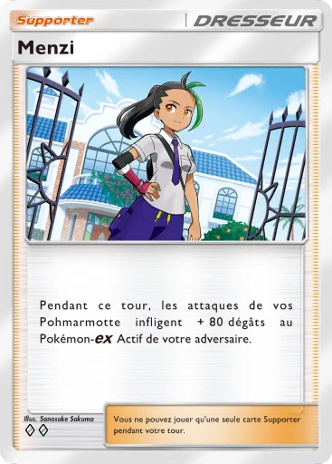 Carte Pokémon Menzi de l'extension Merveilles de Paldea