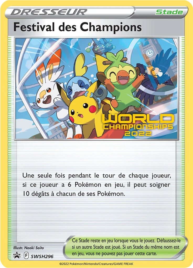 Carte Pokémon Festival des Champions de l'extension Promo SWSH