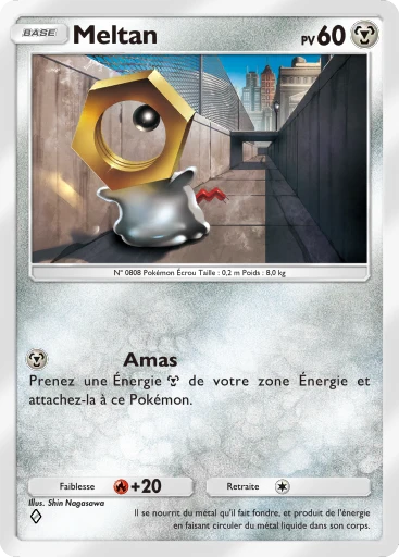Carte Pokémon Meltan de l'extension Puissance Génétique