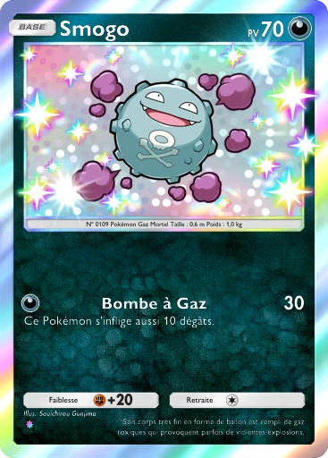 Carte Pokémon Smogo de l'extension Domination Céleste