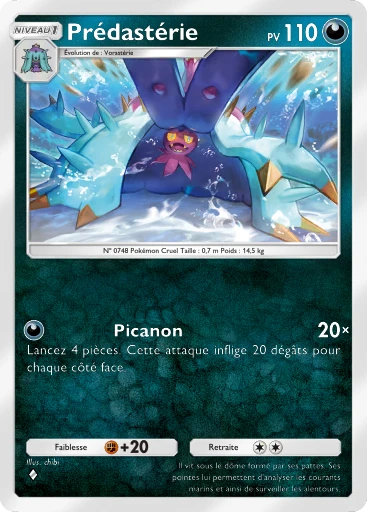 Carte Pokémon Prédastérie de l'extension Gardiens Astraux
