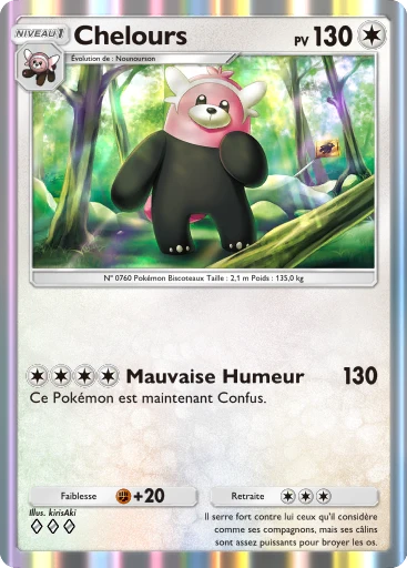 Carte Pokémon Chelours de l'extension Gardiens Astraux