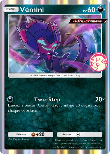Carte Pokémon Vémini de l'extension Promo-A