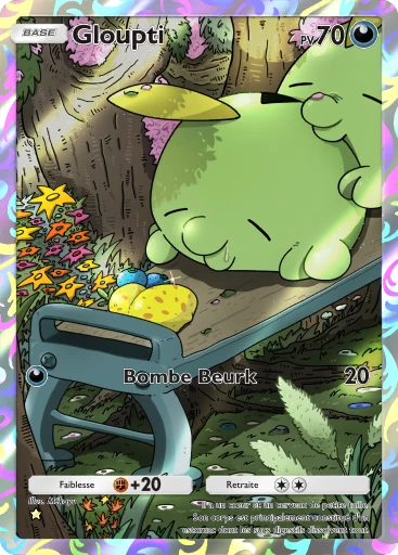 Carte Pokémon Gloupti de l'extension Domination Céleste