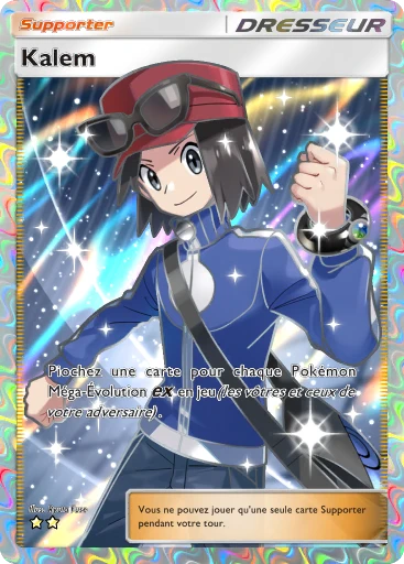 Carte Pokémon Kalem de l'extension Méga-Rayonnement