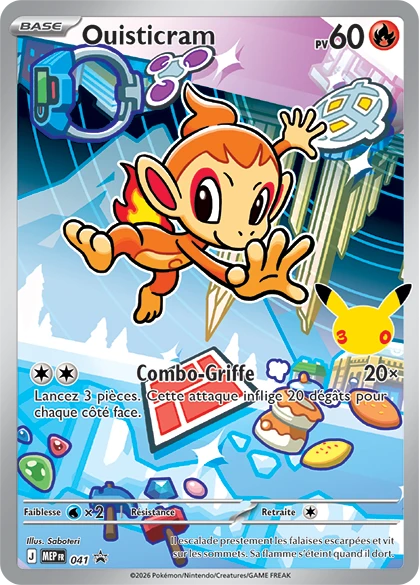Carte Pokémon Ouisticram de l'extension MEP Black Star Promos