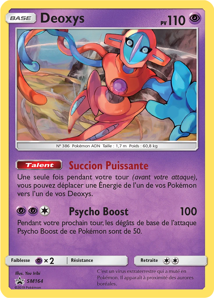Carte Pokémon Deoxys de l'extension Promo SM