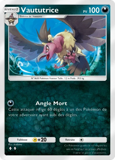 Carte Pokémon Vaututrice de l'extension Aura Palpitante