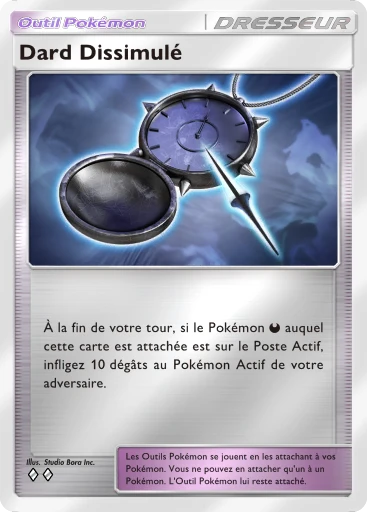 Carte Pokémon Dard Dissimulé de l'extension Booster de Luxe Méga