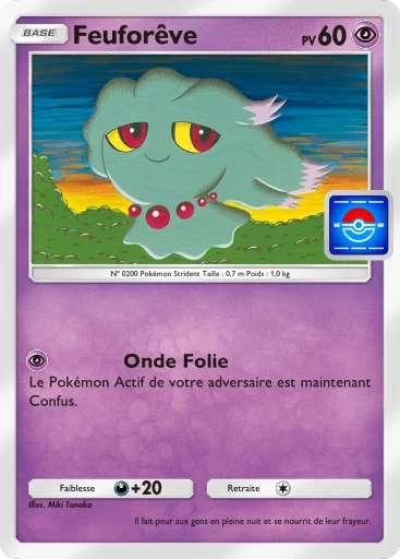 Carte Pokémon Feuforêve de l'extension Promo-A