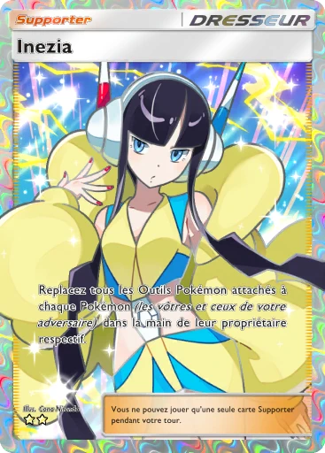 Carte Pokémon Inezia de l'extension Booster de Luxe Méga