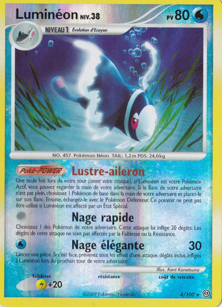 Carte Pokémon Luminéon de l'extension Tempête