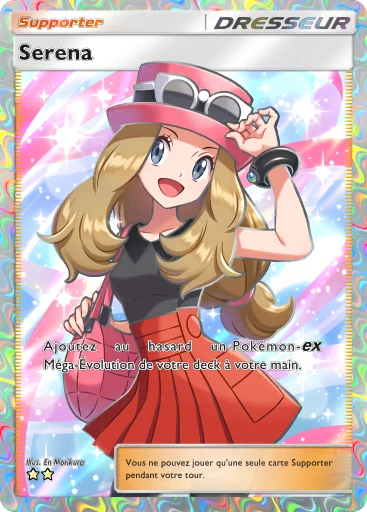 Carte Pokémon Serena de l'extension Embrasement Écarlate