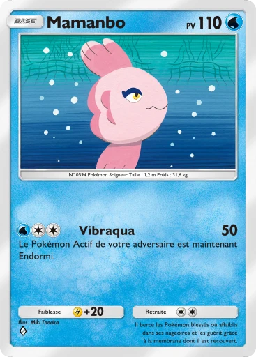 Carte Pokémon Mamanbo de l'extension La Clairière d'Évoli