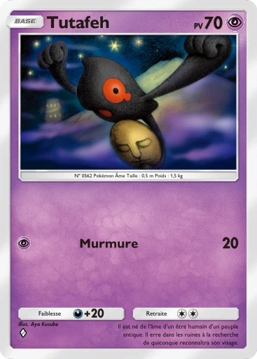 Carte Pokémon Tutafeh de l'extension Méga-Ascension