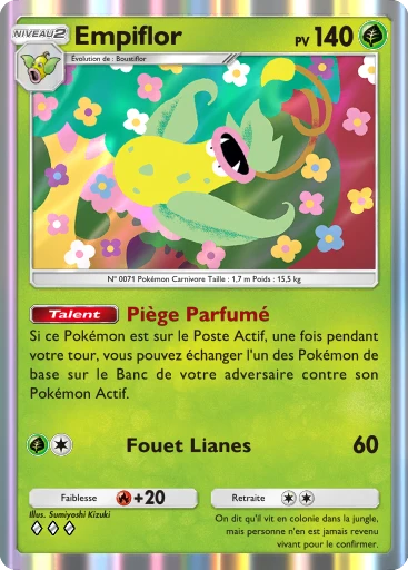 Carte Pokémon Empiflor de l'extension Puissance Génétique