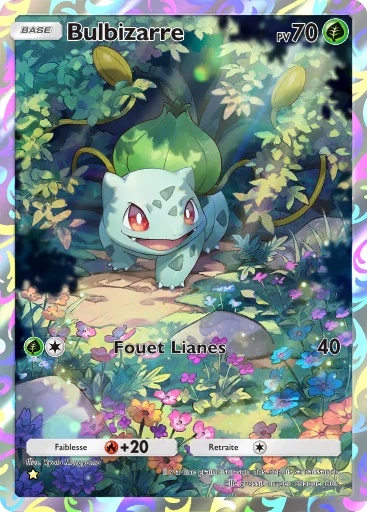 Carte Pokémon Bulbizarre de l'extension Puissance Génétique