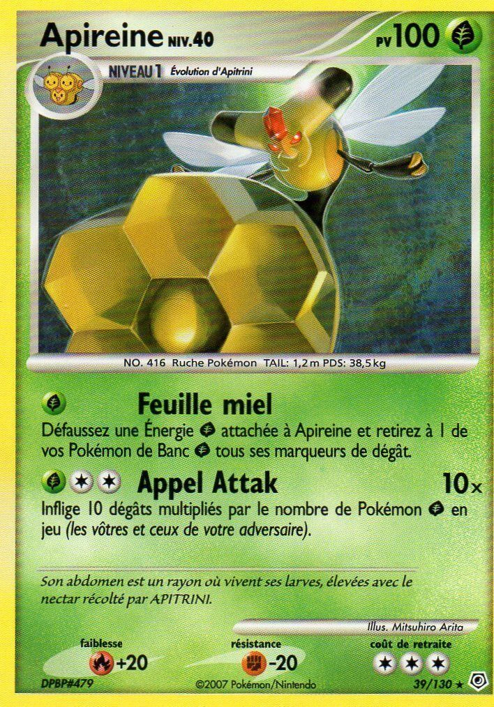 Carte Pokémon Apireine de l'extension Diamant & Perle