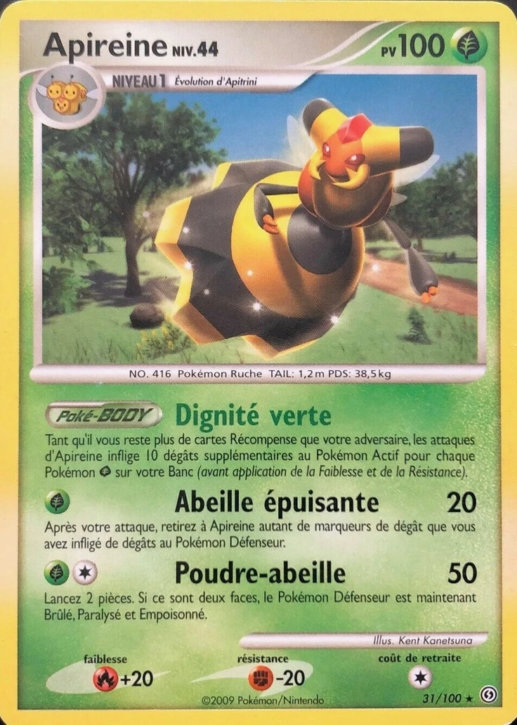 Carte Pokémon Apireine de l'extension Tempête