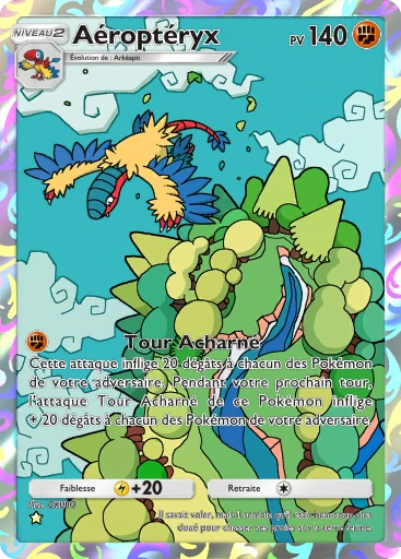 Carte Pokémon Aéroptéryx de l'extension Méga-Ascension