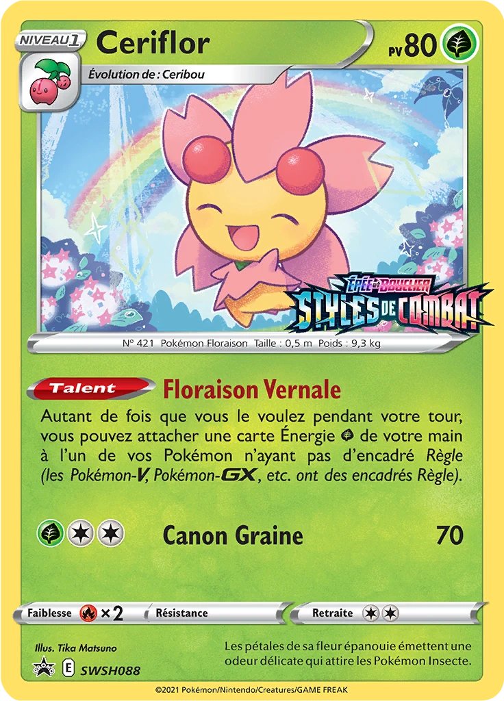 Carte Pokémon Ceriflor de l'extension Promo SWSH