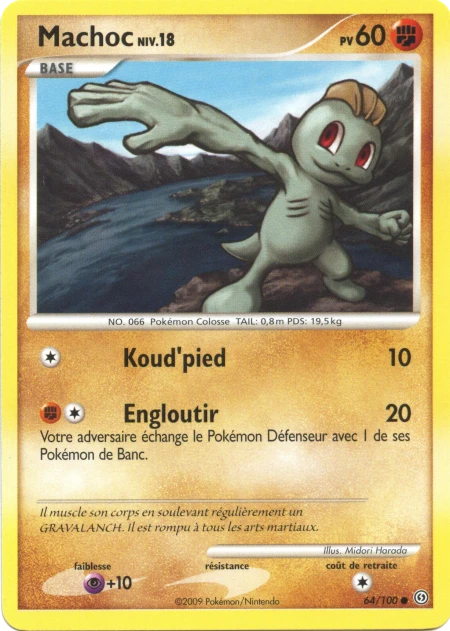 Carte Pokémon Machoc de l'extension Tempête