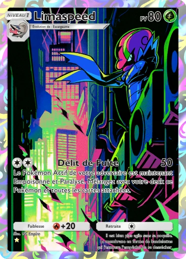 Carte Pokémon Limaspeed de l'extension Domination Céleste