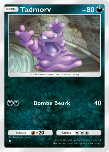Carte Pokémon Tadmorv de l'extension Embrasement Écarlate