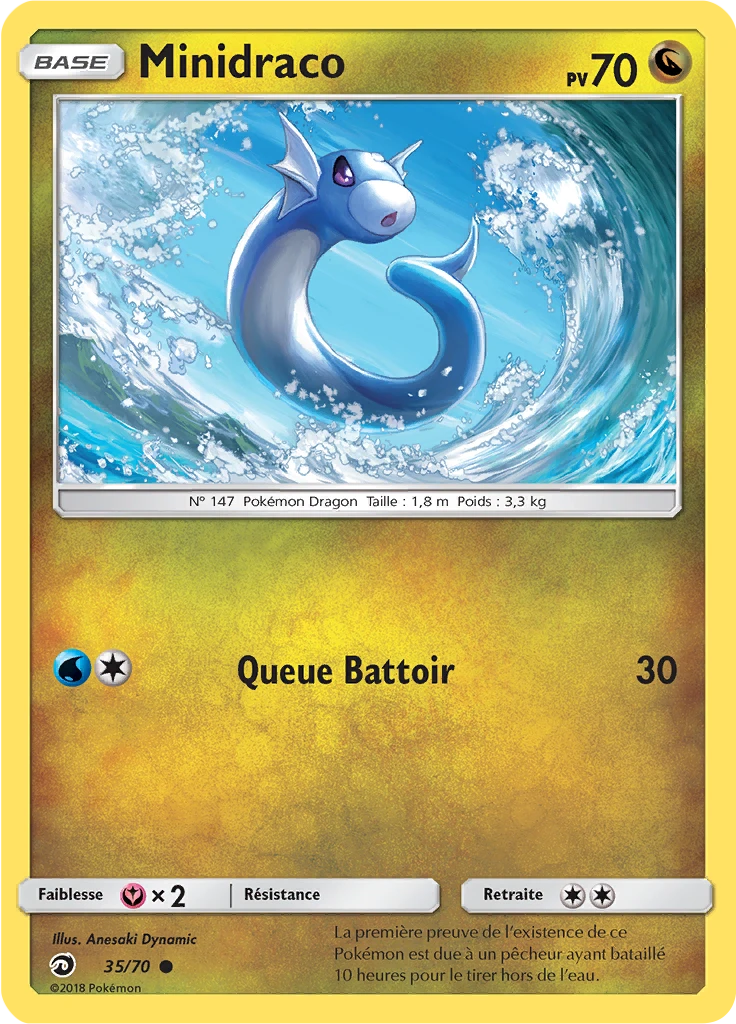 Carte Pokémon Minidraco de l'extension Majesté Des Dragons