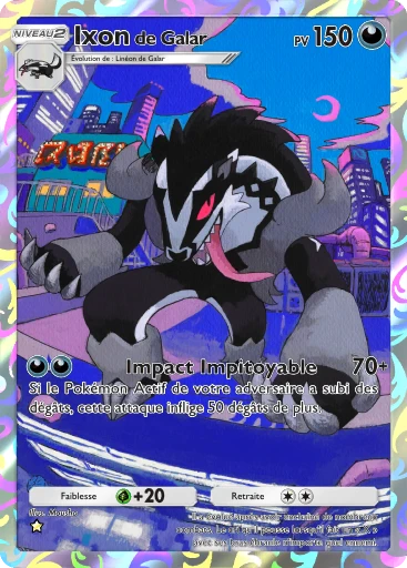 Carte Pokémon Ixon de Galar de l'extension Parade Onirique