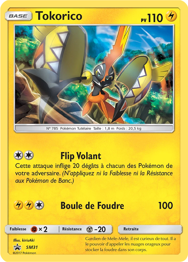 Carte Pokémon Tokorico de l'extension Promo SM