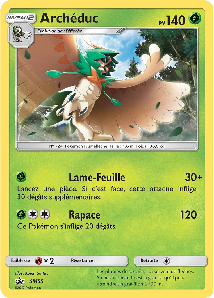 Carte Pokémon Archéduc de l'extension Promo SM