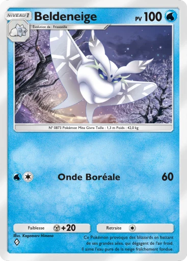 Carte Pokémon Beldeneige de l'extension Propulsion Paradoxe