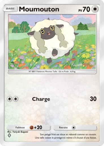 Carte Pokémon Moumouton de l'extension Puissance Génétique